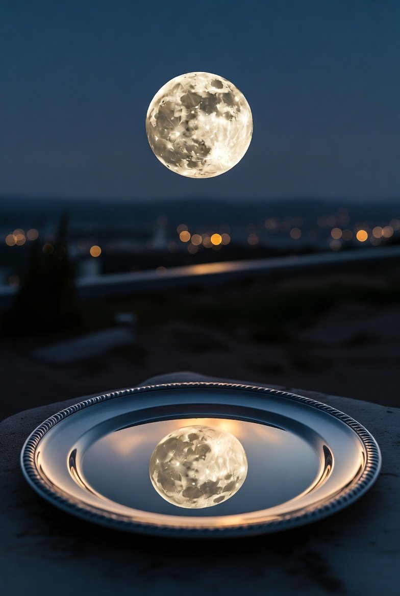 EWerking50959's tweet photo. MOON ON A SILVER PLATTER https://t.co/RxcWVZvzAP