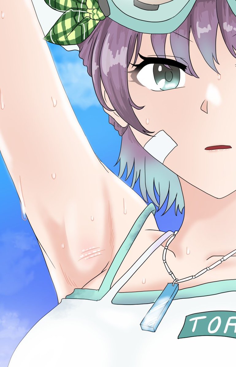 ワタクシ顔が良い女の汗ばんだワキに目がなくてですねぇ… 