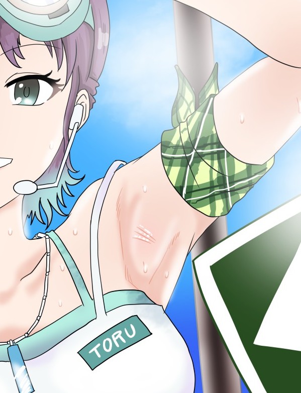 ワタクシ顔が良い女の汗ばんだワキに目がなくてですねぇ… 