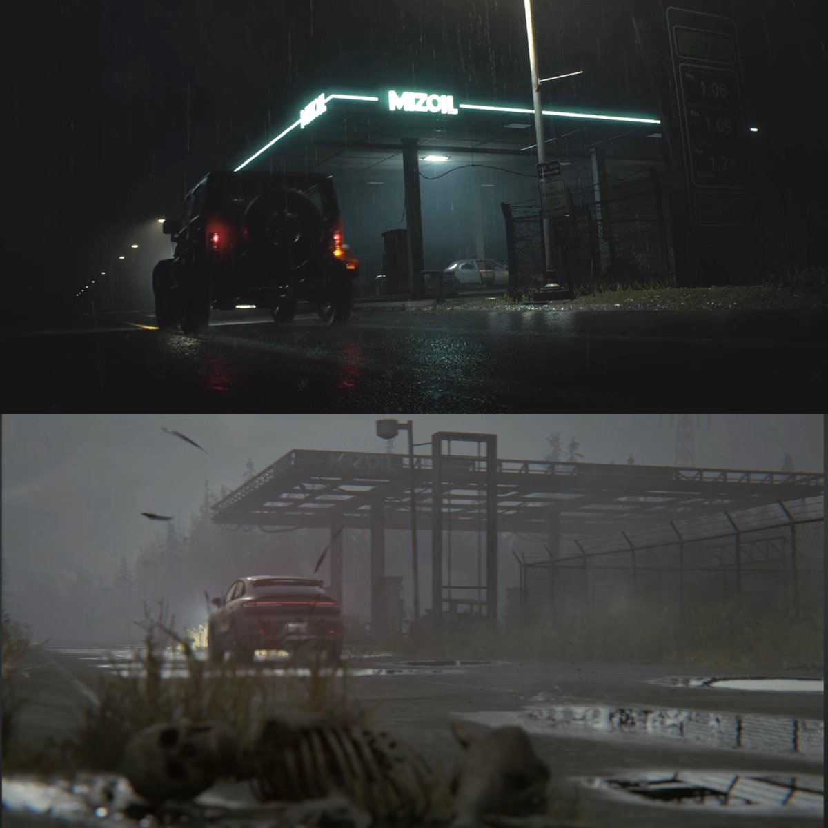 Waleedx2007's tweet photo. RE2R (1998) × RE9 (2026) https://t.co/E4Fm0LlkZl