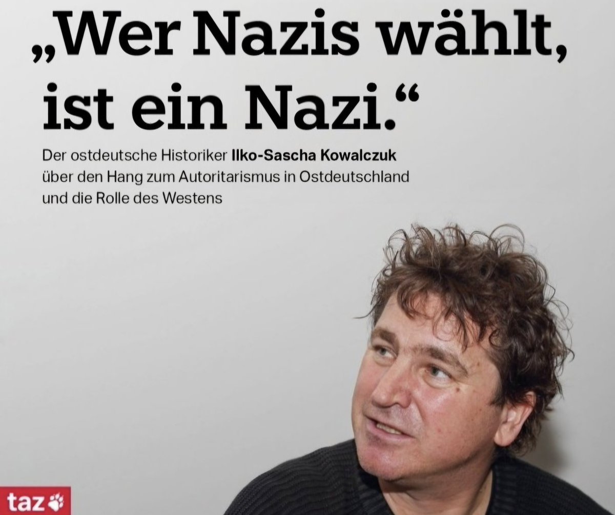 Egal, was man an politischen Entscheidungen auf Bundes- oder Landesebene kritisiert, es gibt nicht einen einzigen vernünftigen Grund, mit der AfD eine gesichert rechtsextreme und demokratiefeindliche Partei zu wählen.
#AFDsindFaschisten
#Lanz