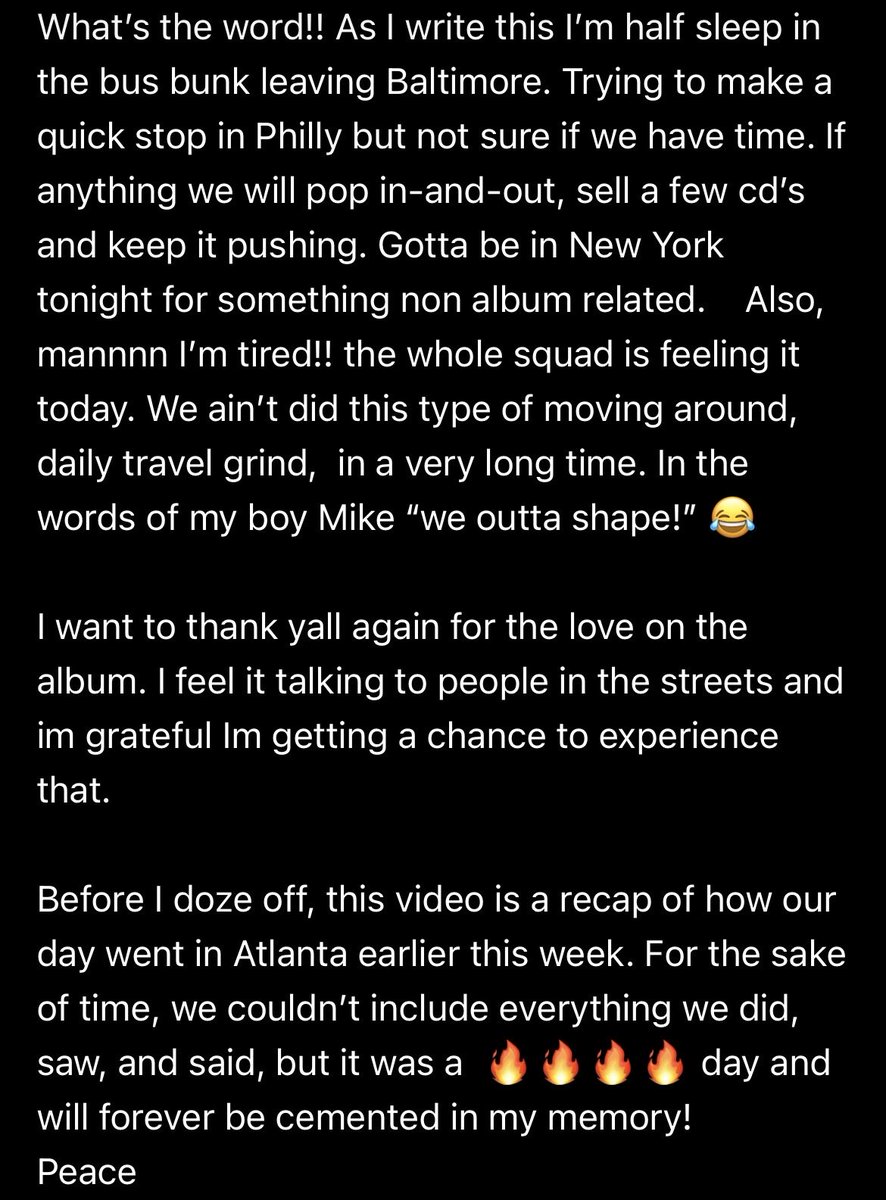 El presidente with an update on inevitable.