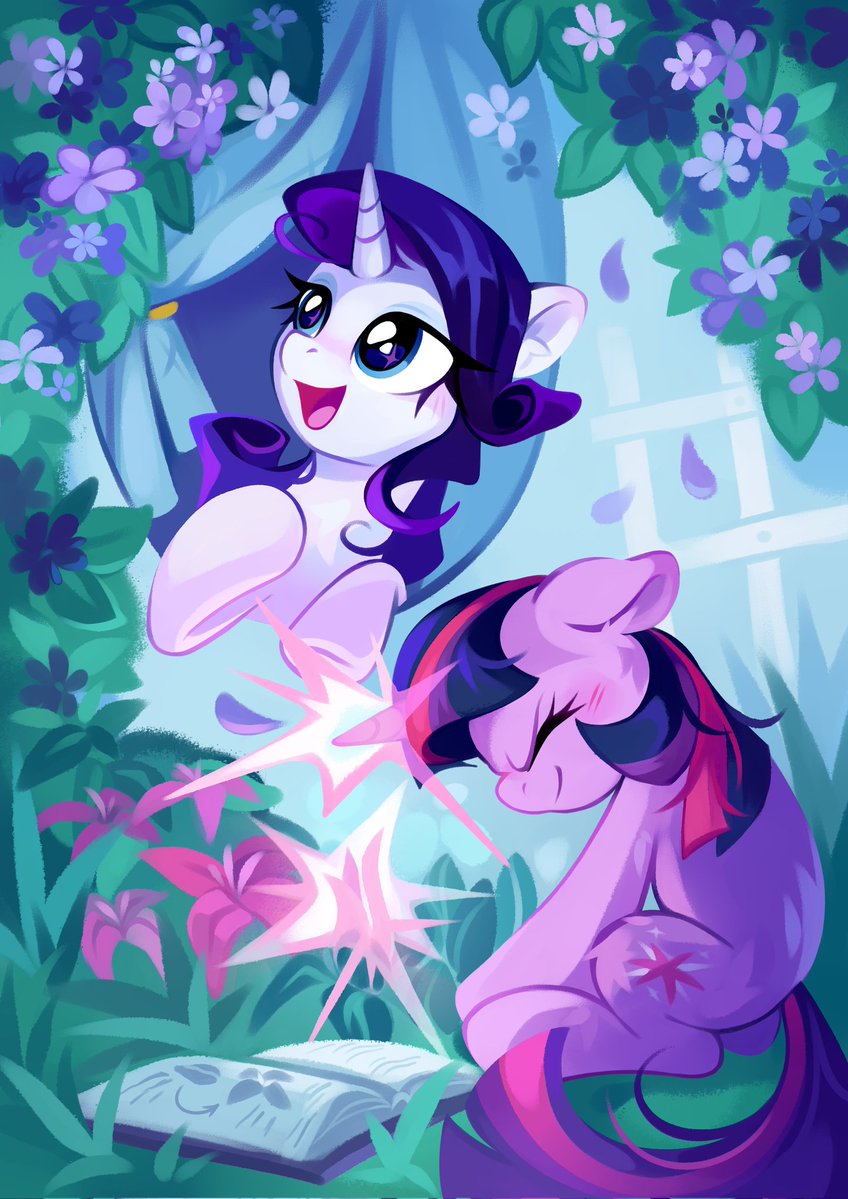 Helping to bring spring sooner✨🌸

Cute cozy Raritwi piece I made for a collab project, love the result a lot💘