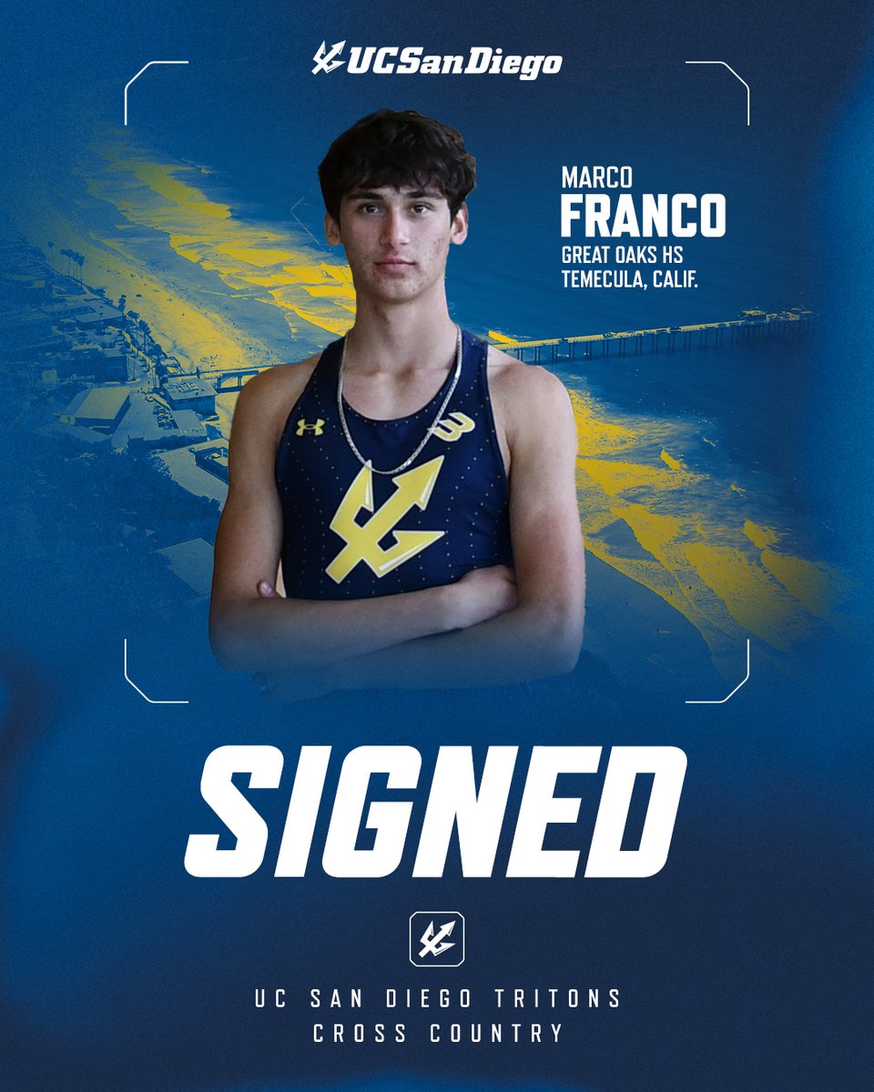 UCSDxc's tweet photo. Welcome to the Triton family Marco!

#GoTritons https://t.co/F64JrYVUDr