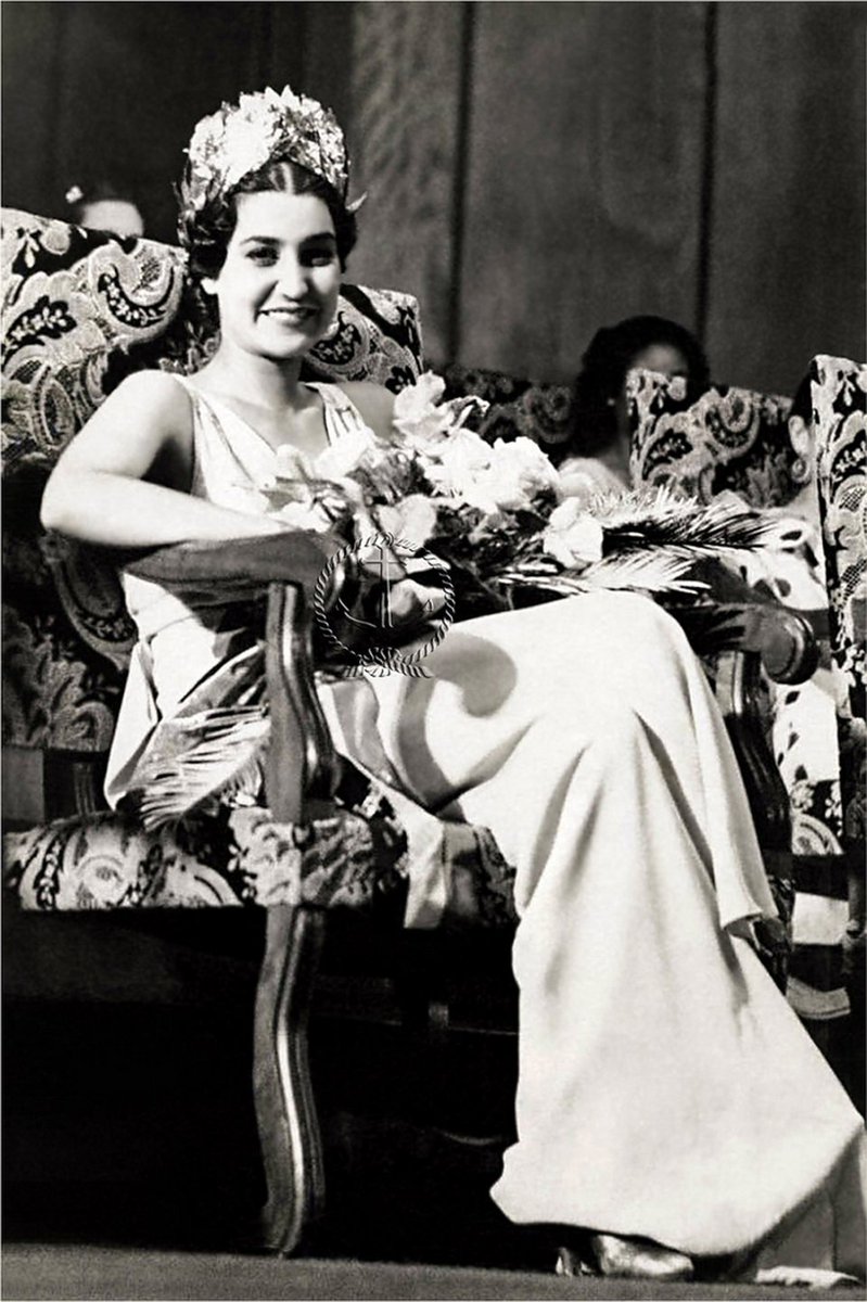 Charlotte Wassef, beauty pageant and first Egyptian woman to become "Miss Universe" in 1935.