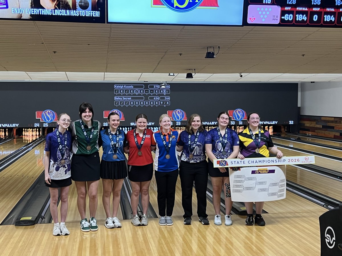 Bowling_LSW's tweet photo. Congratulations Alaina Mosley for placing 7th in the 2026 Class A State Finals!! https://t.co/NeIFbw4dRF