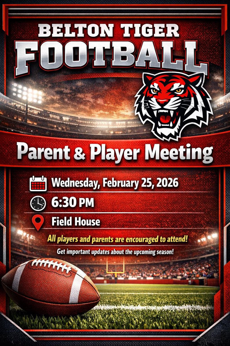 Belton Tiger Football tweet media