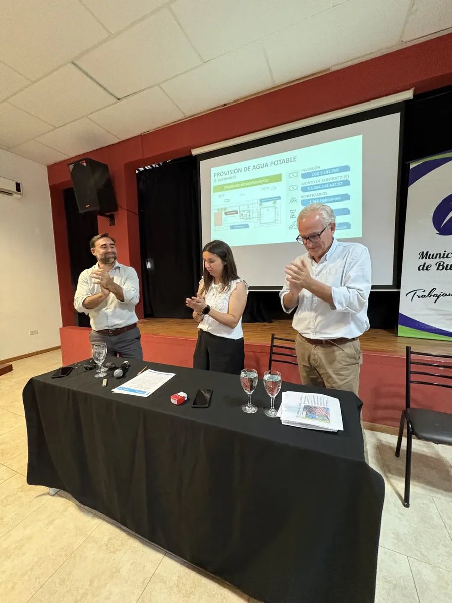 INICIO DE OBRA DE AGUA POTABLE PARA LA LOCALIDAD DE BUCHARDO 💧

👤El subsec. de Infraestructura Hídrica, <a href="/jptoneatto76/">Juan Pablo Toneatto</a>, firmó el acta que da inicio a una obra fundamental para la localidad del Dpto. General Roca.📍

➡️En el marco del Programa de Igualdad Territorial, y con una