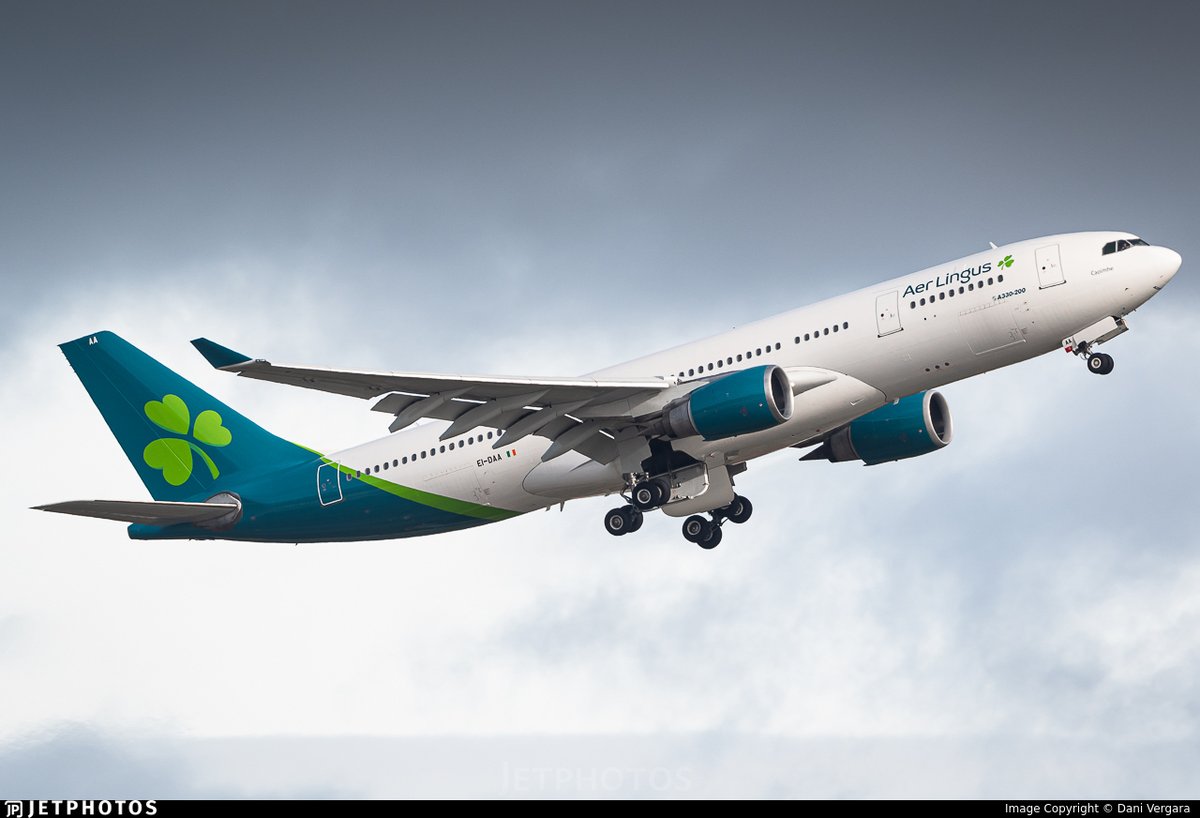 An Aer Lingus A330 departing Malaga. jetphotos.com/photo/11994309 © Dani Vergara