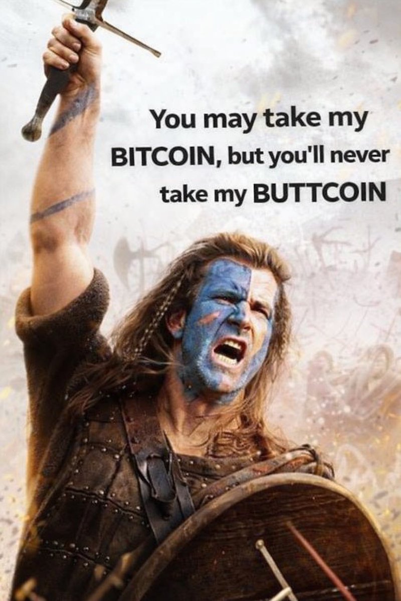$buttcoin runs on a $1.5 trillion dollar narrative the reason this space exists, the one coin everyone knows.

If Bitcoin controls the whole market, if every pump and dump starts with BTC and every portfolio lives or dies by it, then anything tied directly to that narrative is