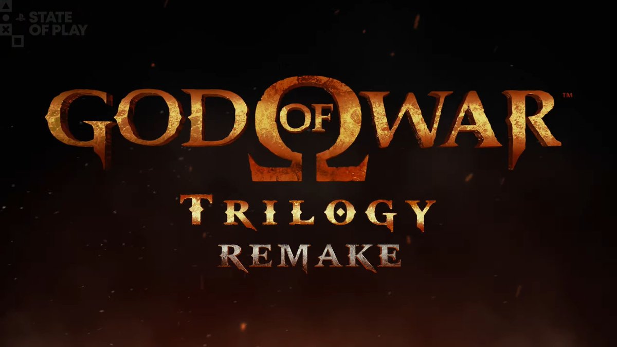 ChiclanaFriends's tweet image. God of War Trilogy Remake anunciado en el #StateOfPlay.

Logo en llamas y nada más, pero ahí está.