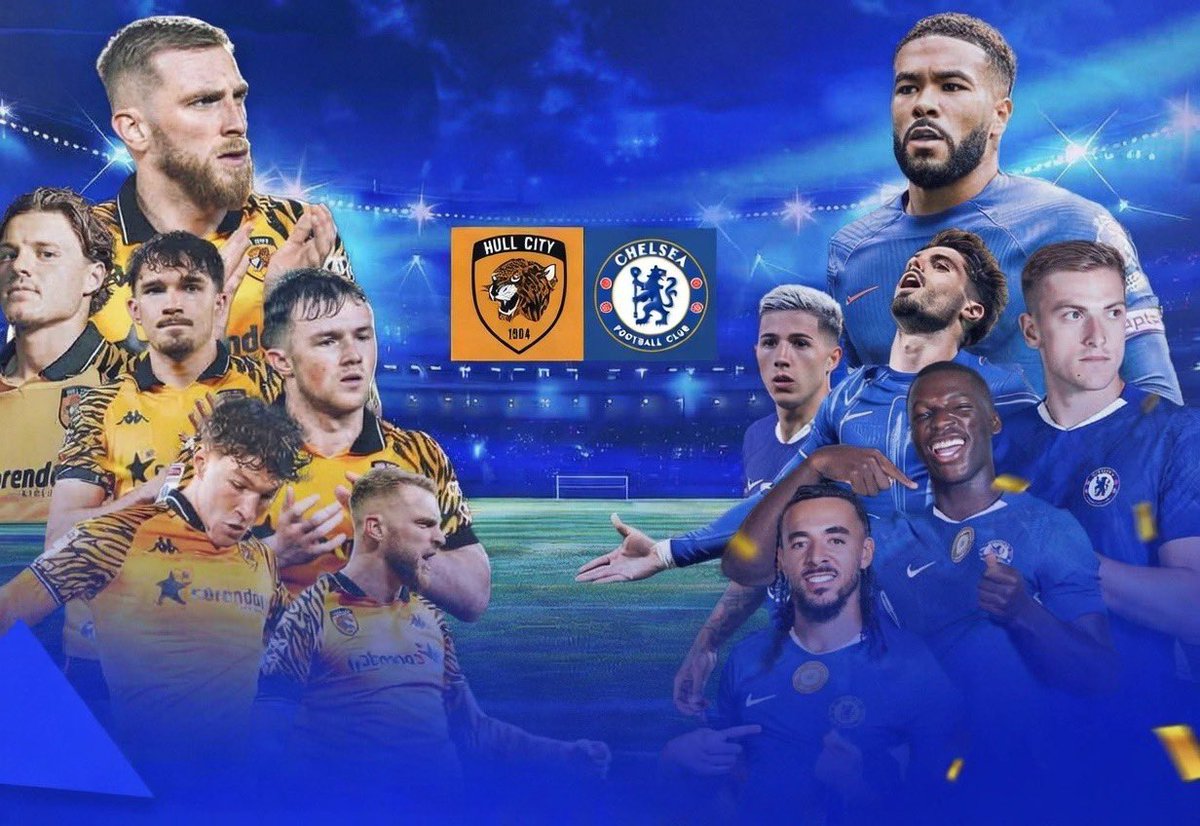 Chelsea_FR_'s tweet photo. ๐ต ๐ฑ๐ถ๐ผ๐น ๐ซ๐ฌ ๐ด๐จ๐ป๐ช๐ฏ ๐ต
โฝ | HULL CITY ๐ CHELSEA
๐ | FA Cup | 1/16e de finale
๐ | MKM Stadium
๐บ | Bein Sport
๐ | 20h45
๐ฑ | @Chelsea_FR_
โ | Colwill, Essugo, Lavia, Tosin, Cucurella, Gittens
โ
| James
#CHELSEA | #CFC | #FACup | #CHACHE https://t.co/yb0hXbo6C9