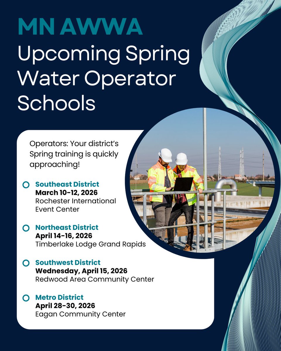 Minnesota AWWA tweet media