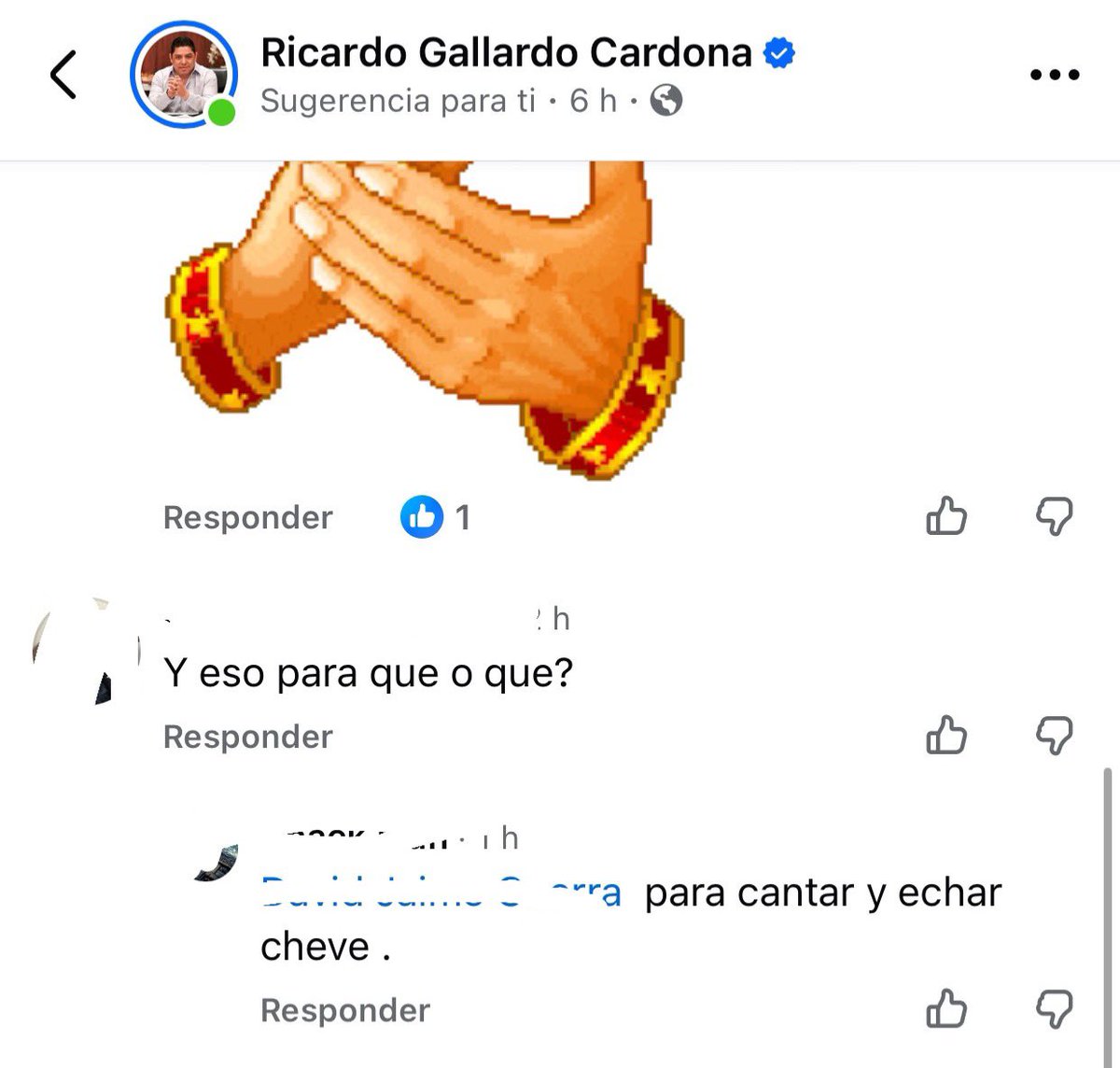 Esta imagen muestra los dos tipos de potosinos que hay, el que cuestiona y el arrastrado.