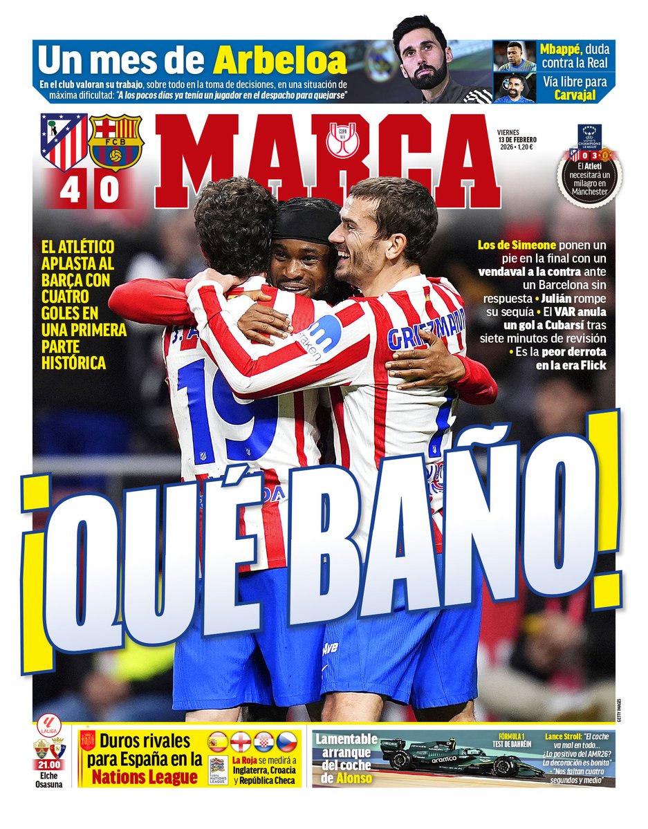 #LaPortada 🗞️ ¡Qué baño!