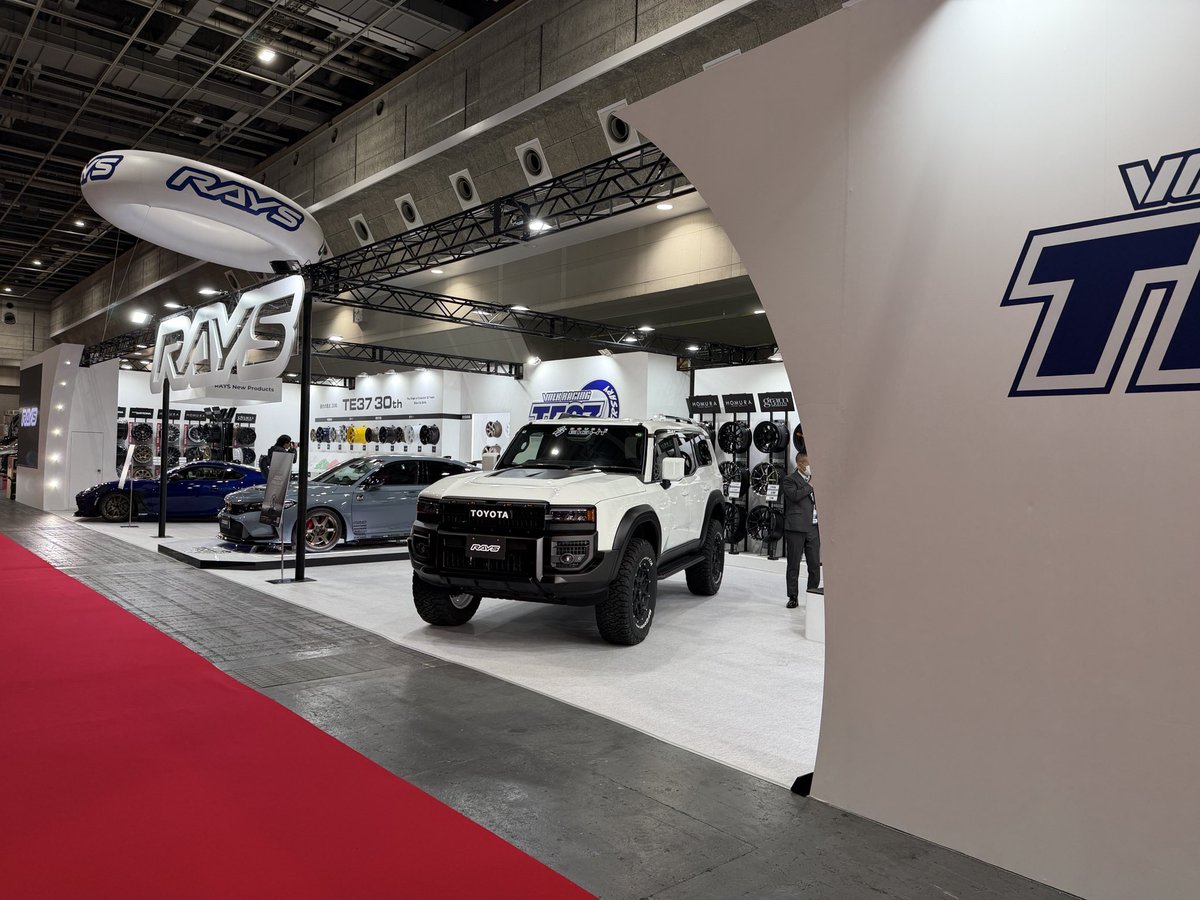 !!!

【出展告知】
大阪オートメッセ2026に出店中！

📍インテックス大阪
📅 2/13（金）– 2/15（日）
📌 ホール6B

RAYSの最新ホイールを多数展示中。
各ブランドのデモカーも展示中です。

ぜひ会場で実物をご覧ください。
皆様のご来場をお待ちしております。

***
#大阪オートメッセ