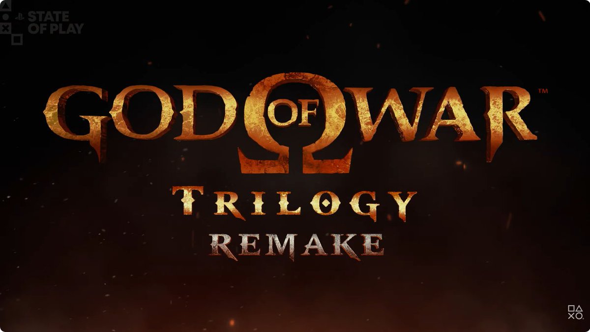 God of War Trilogy Remake geliyor. Erken geliştirme aşamasında, ama State of Play'de duyuruldu kendisi. Kratos'u da orjinal seslendirmeni TC Carson seslendirecek. Eskisini oynayamadık belki buna fırsatımız olur.