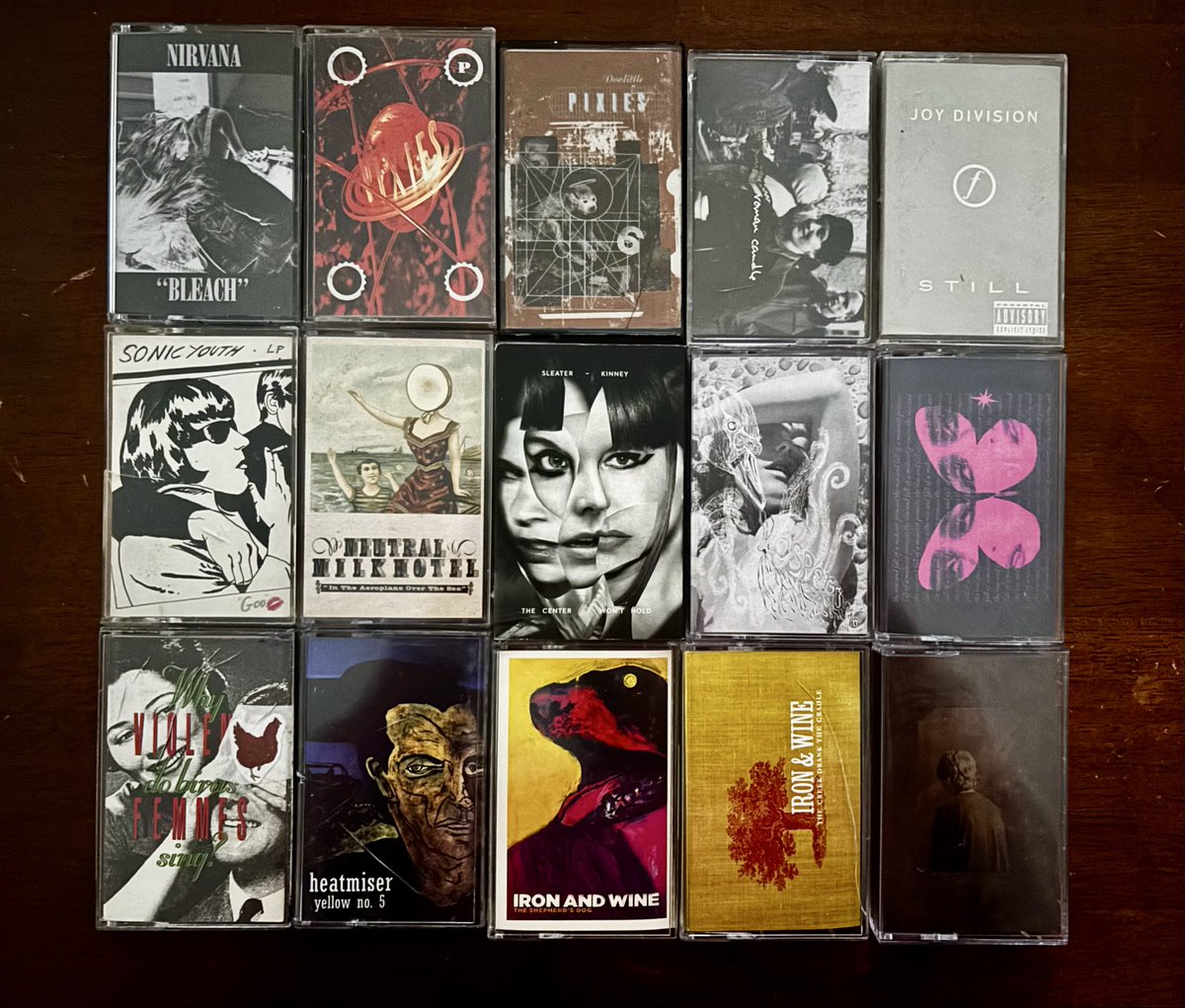 I like to collect cassette tapes and here are some of my favorites