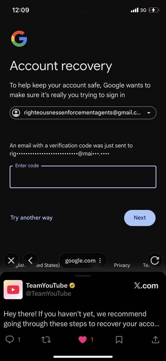 praise_concepts's tweet photo. @TeamYouTube I no longer has access to it so i can't provide the code 
Please help @TeamYouTube https://t.co/4XHVQIEjlT