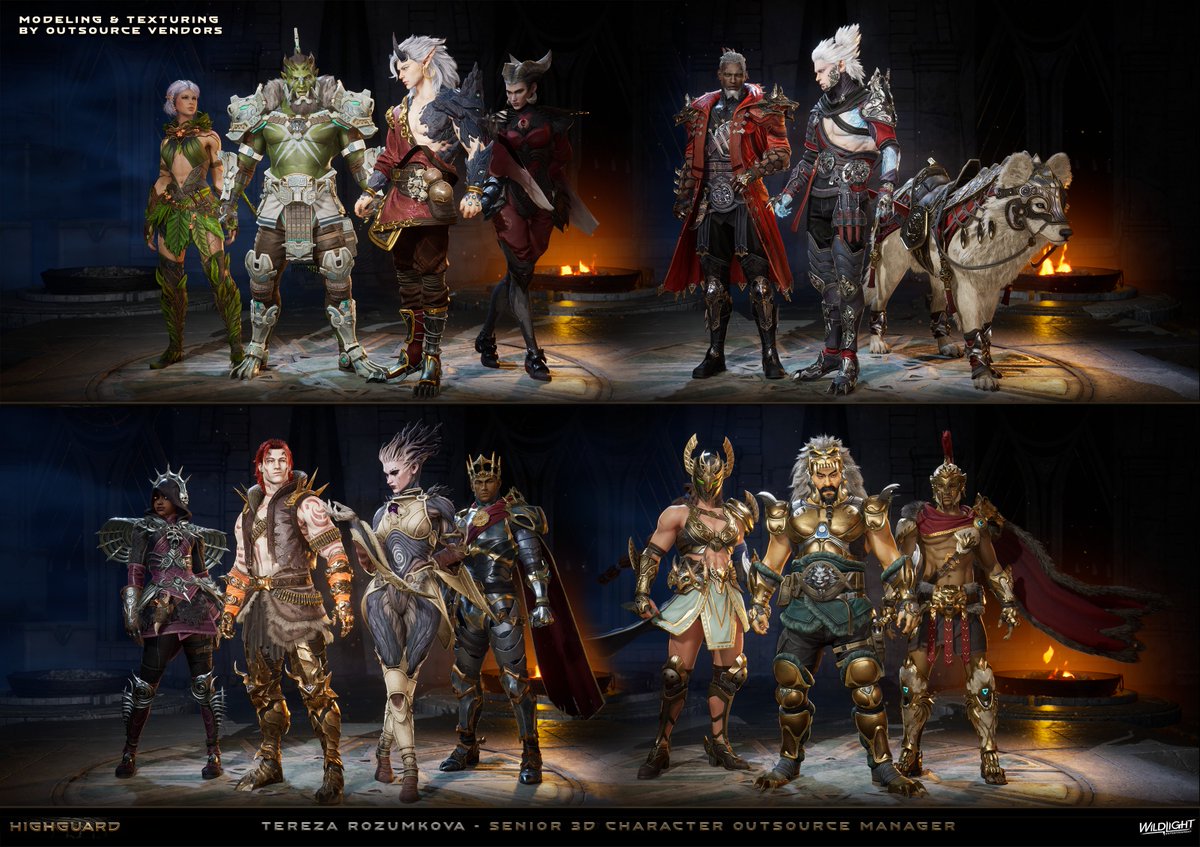 TerezaRozumkova's tweet image. I’ve just been laid off from Highguard, where I worked as a Senior 3D Character Outsource Manager. I have about 60 days to find a new job in the US. 

Over the past year, I built and owned Highguard's 3D character and mount cosmetics outsourcing pipeline. I shipped 30 skins for…