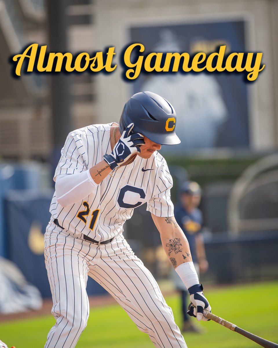 CalBaseball's tweet photo. 𝑨𝒍𝒎𝒐𝒔𝒕 𝑮𝒂𝒎𝒆𝒅𝒂𝒚 ⚾️
#GoBears https://t.co/iUk68RjkZ7