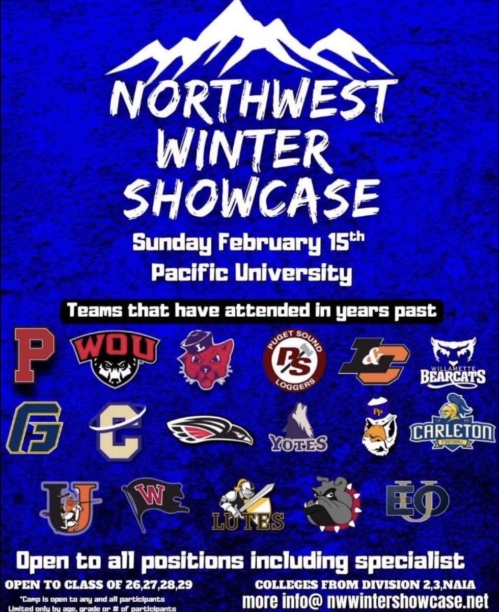 JasonGillick's tweet photo. I will be attending @THENWSHOWCASE as a DB. @CoachMJHarris @UnlimitedKitsap @OlyTrojansfb https://t.co/ey4krsuwTn