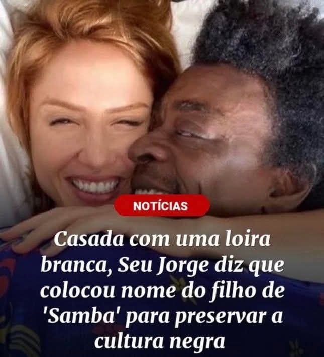 Seu Jorge preservando a "cultura negra".