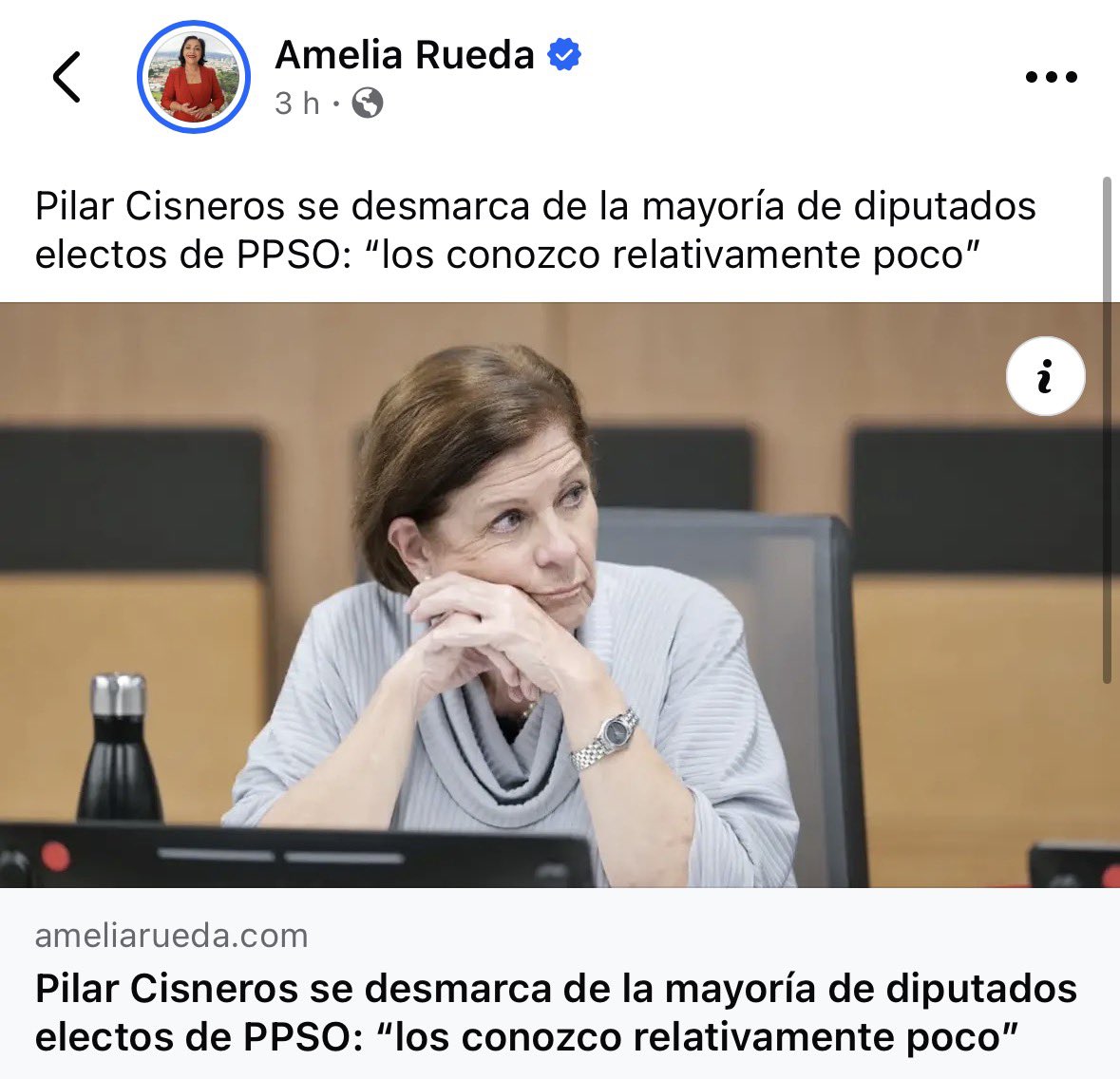 Pidió el voto para ellos, pero ahora dice que si acaso conoce a la mayoría. 🤔