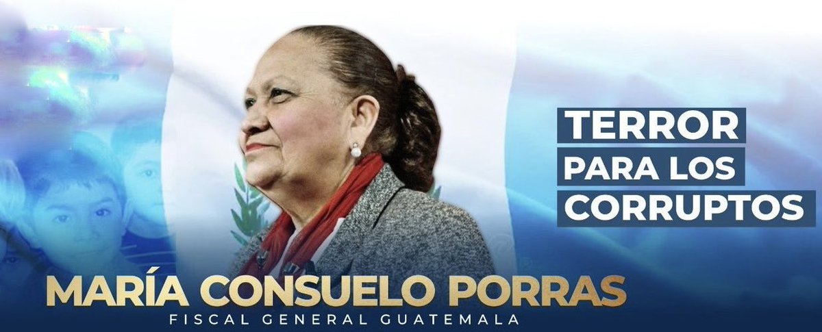 La Fiscal General <a href="/Mconsueloporras/">María Consuelo Porras</a> , el terror de los corruptos.