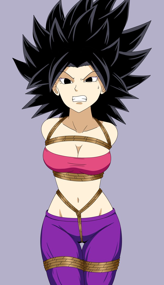 Caulifla from Dragon Ball Super! This girl needed to be taken down a peg.

I was long overdue for a Caulifla pic! I decided to use my original drawing from 2018 as a basis, and put a few spins on it.

Stripped/topless alts on you-know-where-atron!