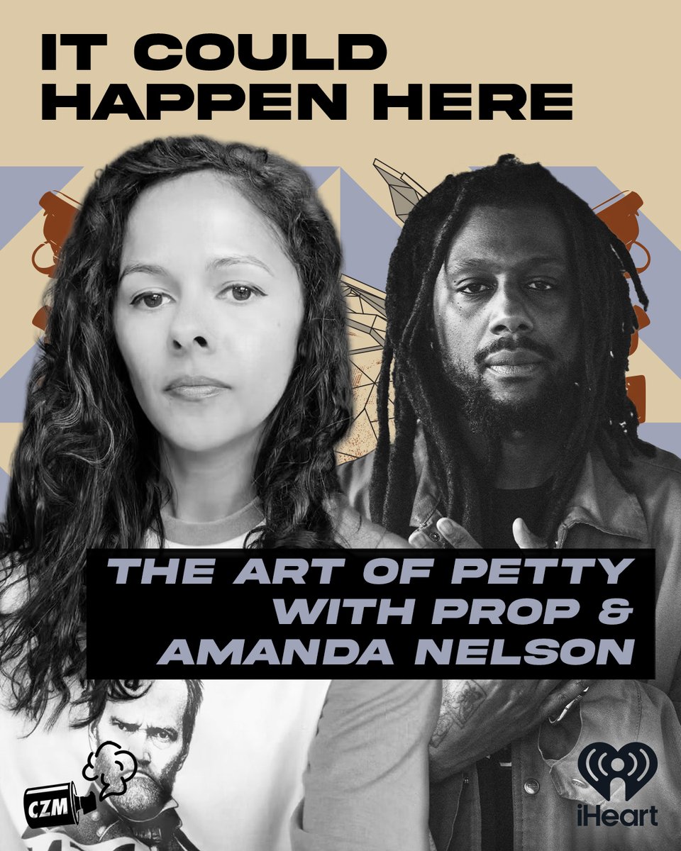 New <a href="/HappenHerePod/">It Could Happen Here</a> 

The Art of Petty with <a href="/prophiphop/">Prop</a> &amp; Amanda Nelson

iheart.com/podcast/105-it…
