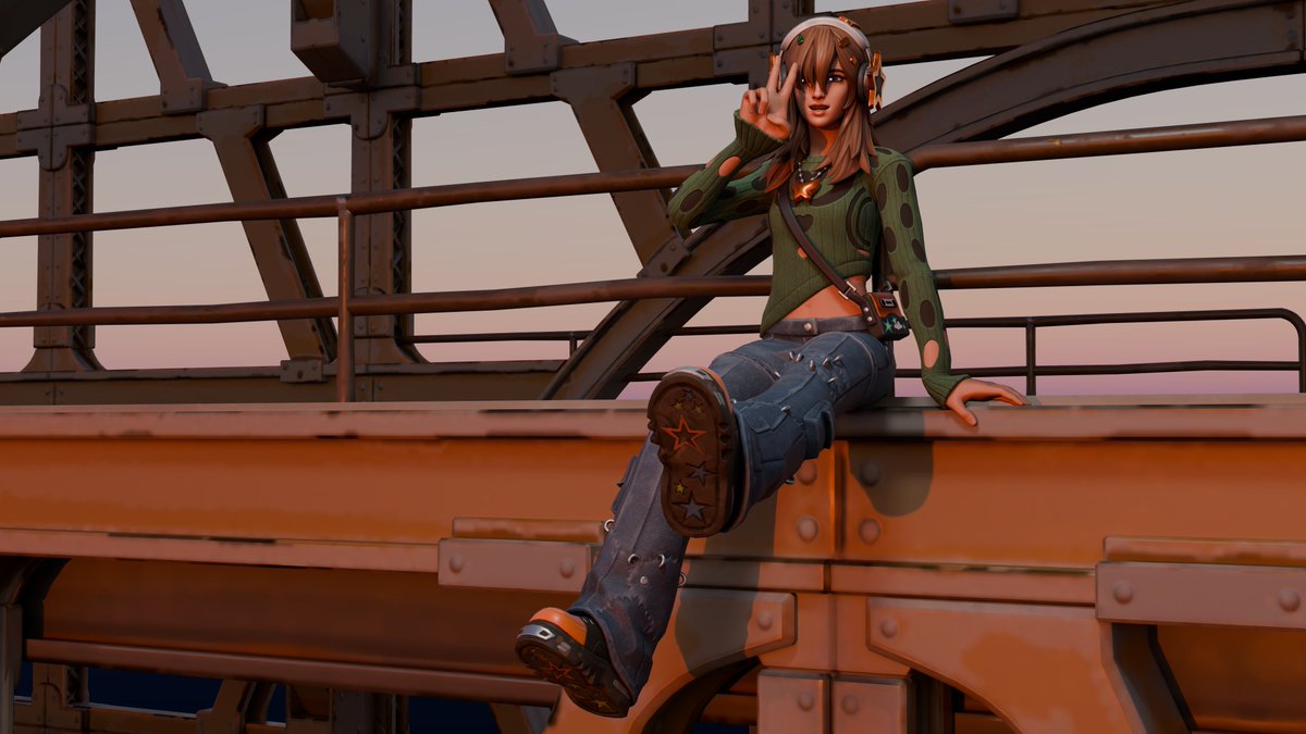 my first actual render!!! thank you to <a href="/Aktiviny/">💛Aktiviny🧡 (c0mms open)</a> for showing me what to do!

PJ hanging out on a bridge!💜

#FortnitePJ #FortniteArt #Fortnite
