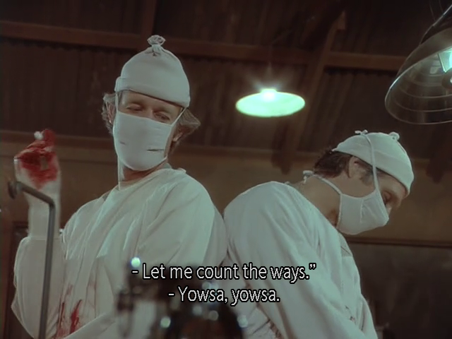 when they stand back to back like this supporting each other's weight and quipping back and forth which i don't even care about