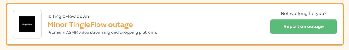 AllanaDiamond's tweet photo. @statusgator @OpenAI You might want to recheck those user reports because tingleflow isn't just having a minor outage, it's DOWN! https://t.co/U9l2BBsNZf
