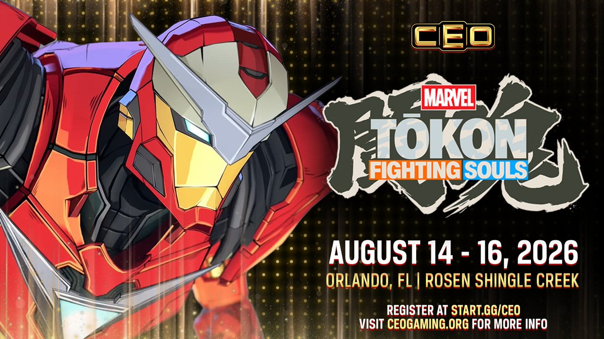 MARVEL Tōkon: Fighting Souls release date is official! August 6th, shortly before #CEO2026 on August 14-16 in Orlando, Florida!

Which character are you excited for most so far or hoping for?

start.gg/ceo