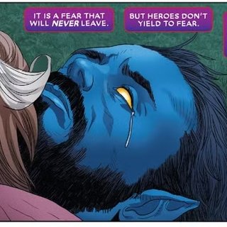 The X-men look really cool. I am Happy. Wasn't Expecting Danger. Really Happy Wolverine is Blum as usual. Strange Magik isn't Abbey from Rivals...
But screw it- 
It's Tokon Time.
Rip Kurt for real this time.