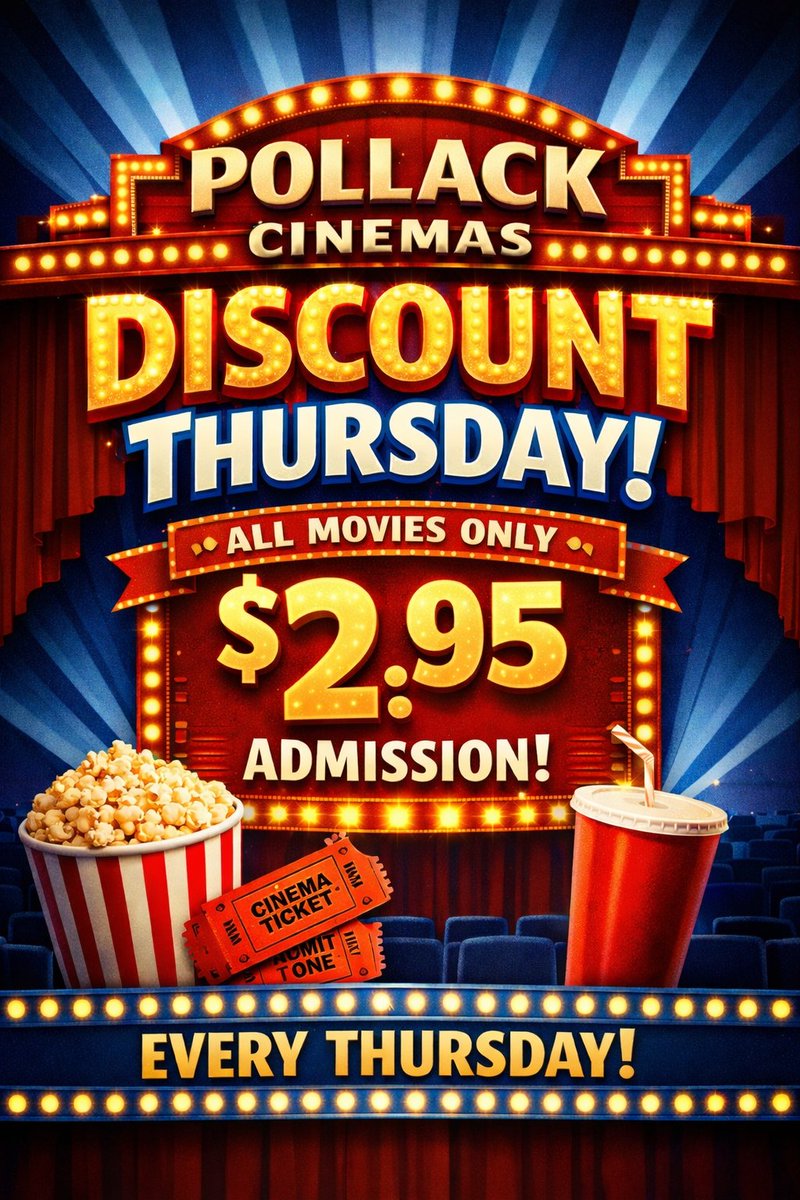 Pollack Cinemas tweet media