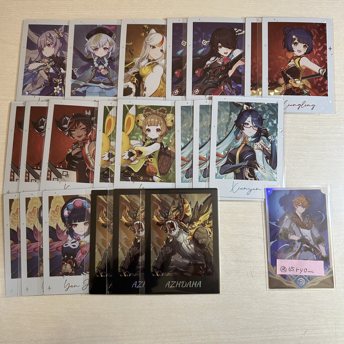 65ryo_'s tweet photo. 【原神】 チェキ fes 璃月 ナタ 買取 讓渡

求 〜70/枚＋送料
譲 画像

全てまとめて2000＋送料でのお譲り可能
お気軽にお声掛けください🍀.* https://t.co/bi4rsNiCDl