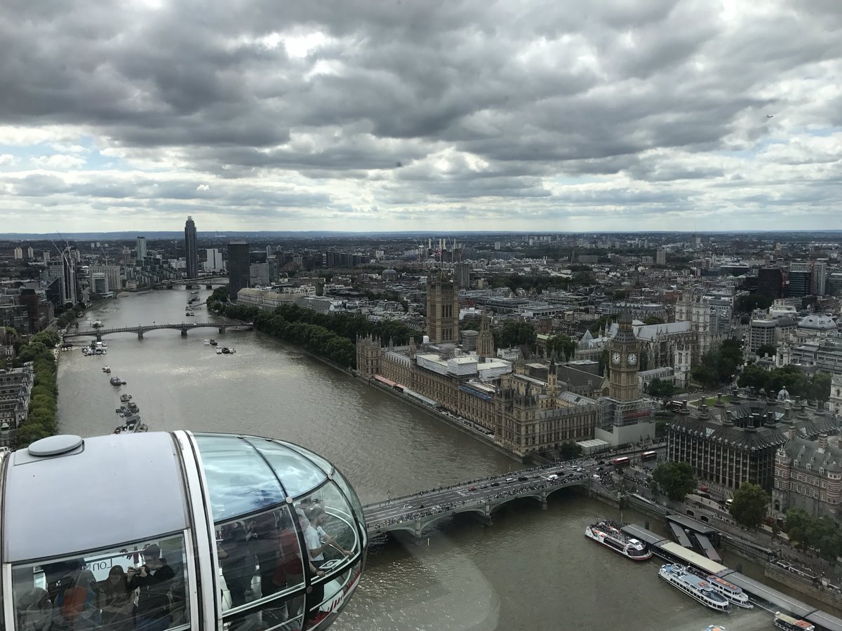 View from the #LondonEye