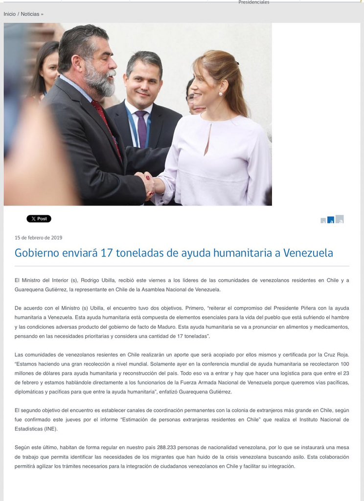 <a href="/cretton15/">Eduardo Cretton 🇨🇱</a> <a href="/hernandtome/">Hernán</a> <a href="/GabrielBoric/">Gabriel Boric Font</a> Que doble estándar la ultraderecha.
No les importo cuando Cuba 🇨🇺 envió brigadas médicas para el terremoto 2010 ni para los temporales 2015 
Tampoco les importo que Piñera enviara ayuda humanitaria a Venezuela.
#CubaNoEstaSola