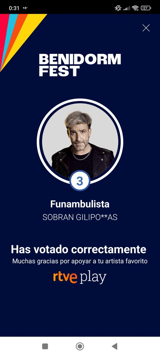 Todos a votar #BenidormFestSemi2