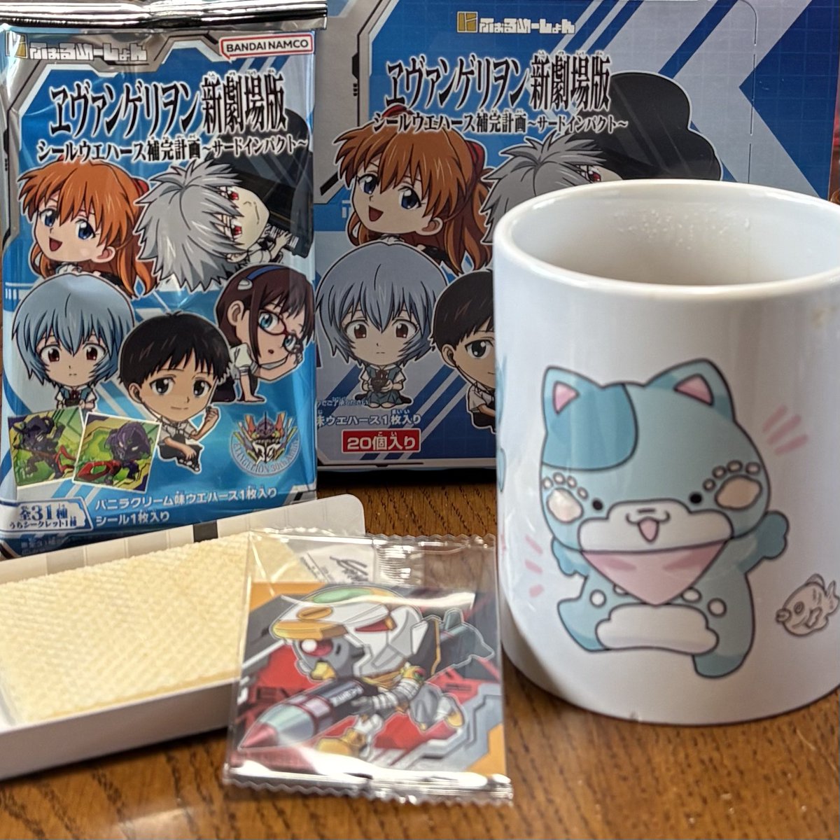 evangelion_co おはようございます🐱💕 朝のティーTimeです