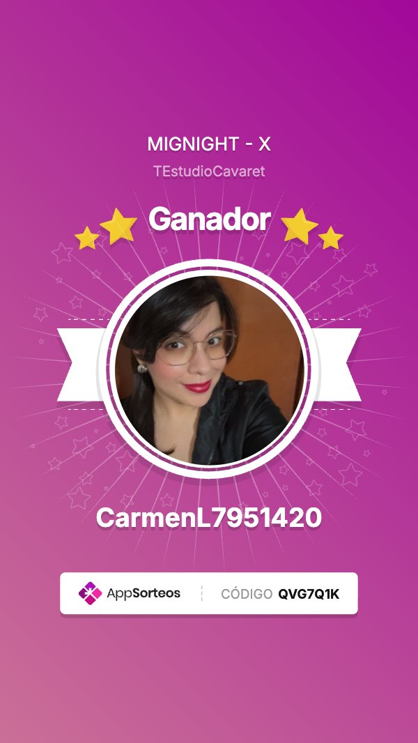 ¡Felicidades <a href="/CarmenL7951420/">Carmen Lucía</a> ! Te mandamos un DM para la entrega de tu premio