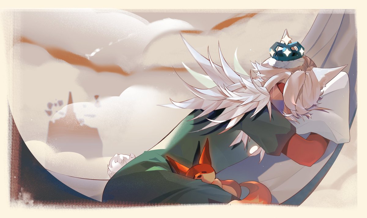 A little break 🌫
#SKY゜_LightIllust