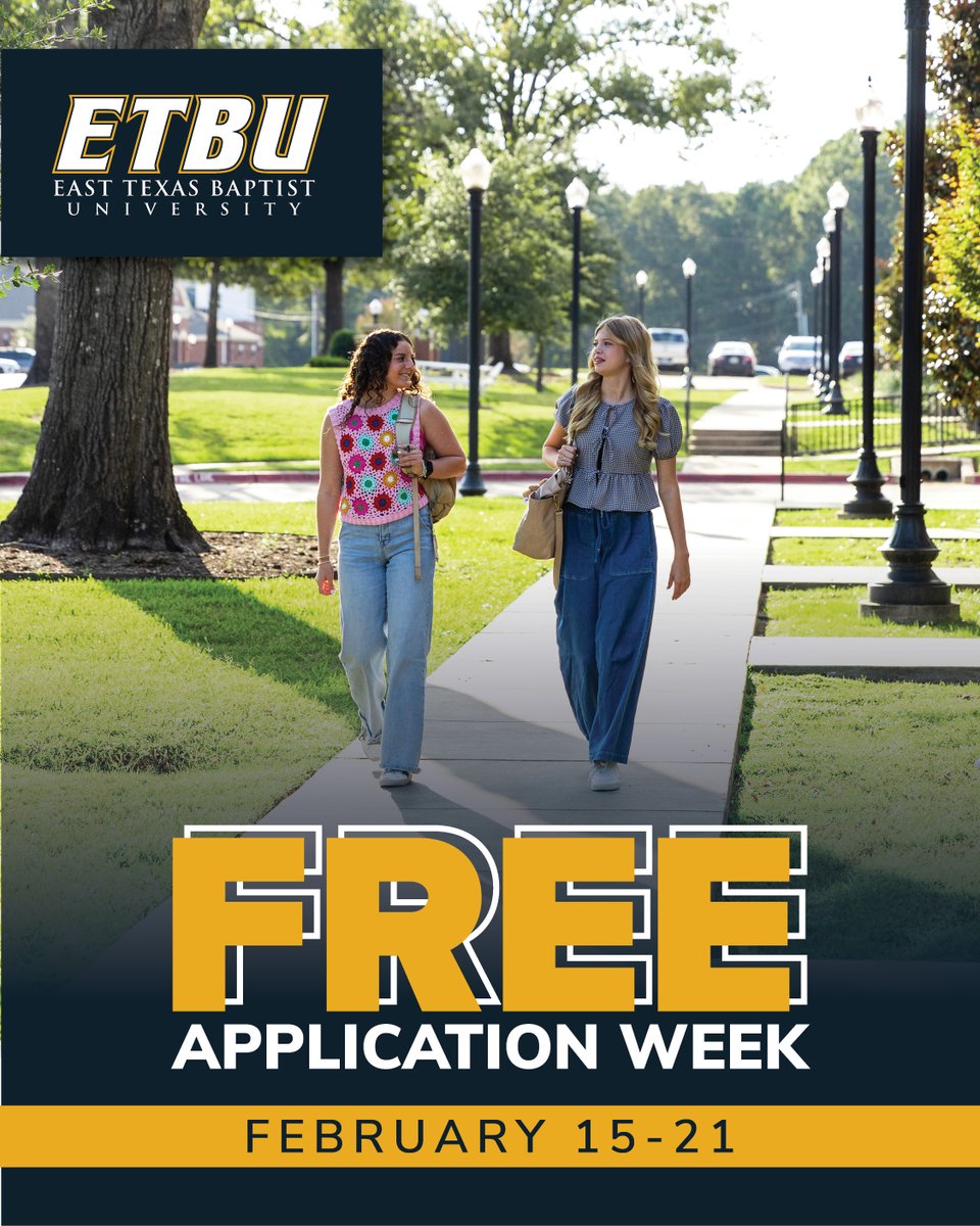 East Texas Baptist University tweet media