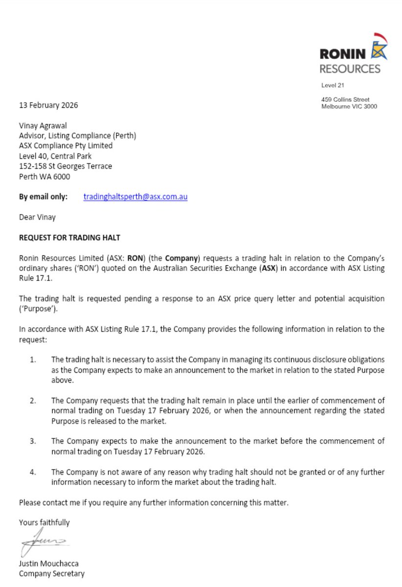 $RON.AX 

Acquisition has been years in the making. 

Let's see how it goes.

Strong top 20.
Very tight spending over the last few years.
Management crossover with Andina Copper (204m MC).

Current MC 11m with only 40m SOI.