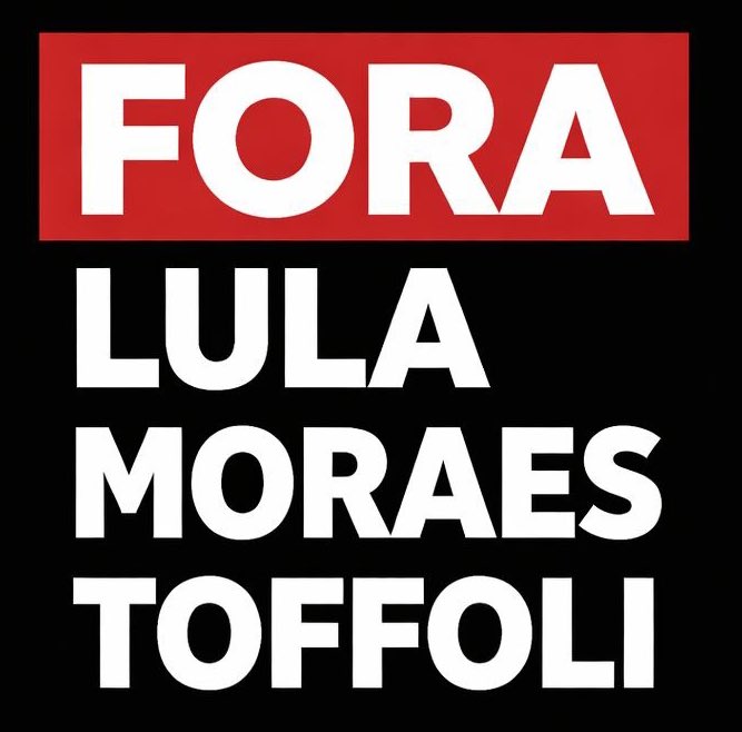 Acorda Brasil - Fora Lula, Moraes e Toffoli 

01.03 - 14h - Av. Paulista - e em todo o Brasil.