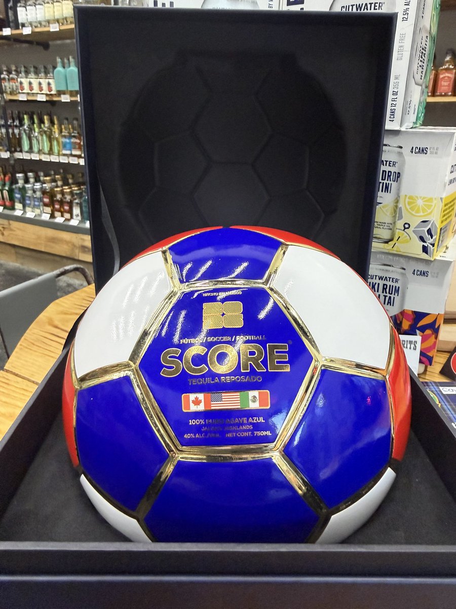 murraytown01's tweet photo. GOOOOAALLLLL! We landed these SCORE Tequila 750’s. Stop by Murray Town Spirits in Gilbert to grab one today for your World Cup party. https://t.co/6xMJx8gTpQ