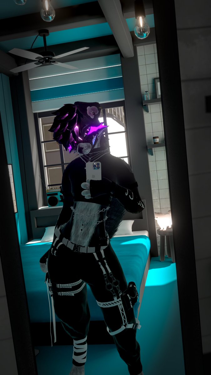 Felt cute in the mirror this morning 👉👈 :3