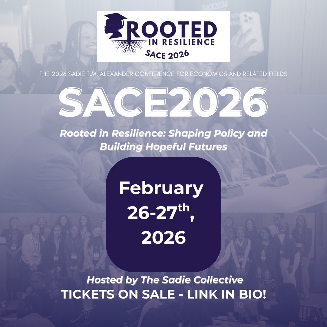 Proud to highlight our Gold and Bronze sponsors supporting SACE 2026.
 Thank you for helping make this convening possible and for investing in the future of economics and related fields. #Econtwitter